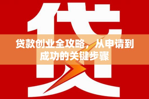 埤头贷款创业全攻略，从申请到成功的关键步骤