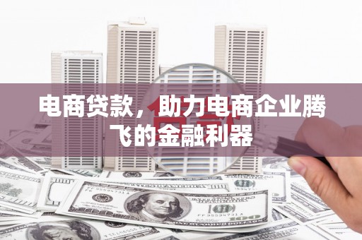 埤头电商贷款，助力电商企业腾飞的金融利器