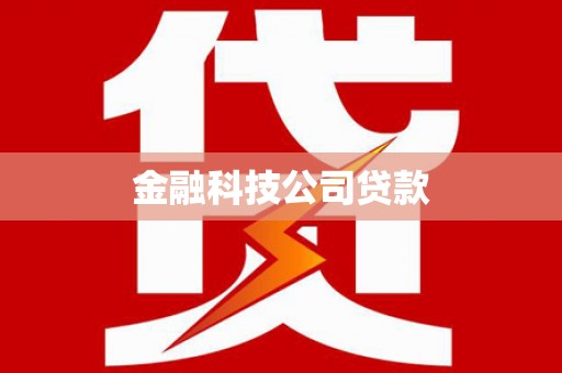 埤头金融科技公司贷款