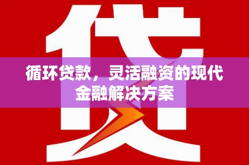 埤头循环贷款，灵活融资的现代金融解决方案