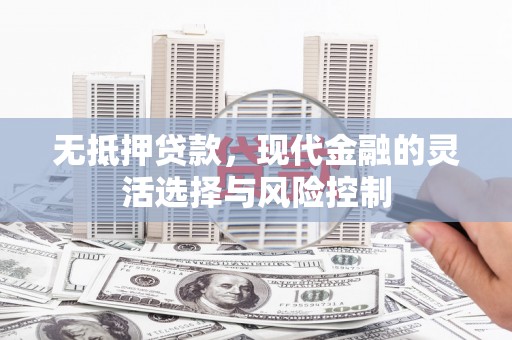 埤头无抵押贷款，现代金融的灵活选择与风险控制