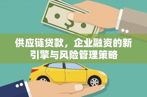 埤头供应链贷款，企业融资的新引擎与风险管理策略