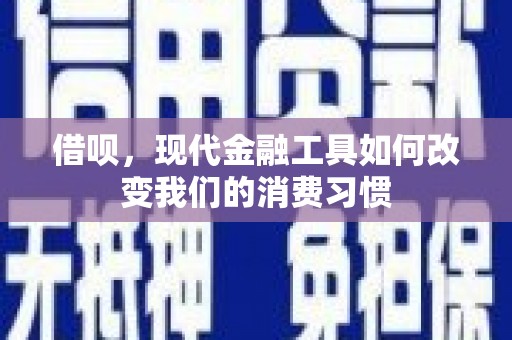埤头借呗，现代金融工具如何改变我们的消费习惯