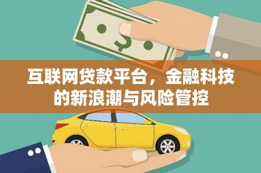 埤头互联网贷款平台，金融科技的新浪潮与风险管控