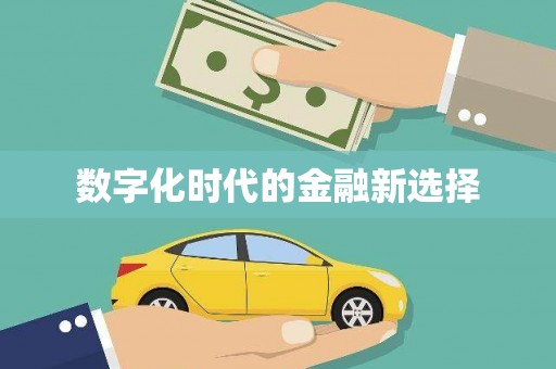 埤头数字化时代的金融新选择