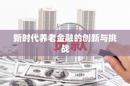 埤头新时代养老金融的创新与挑战